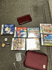 Used, Nintendo Burgundy DSi XL w Stylus and charger And 10 Games for sale  Shipping to South Africa