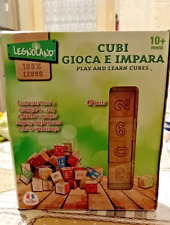 Cubi legno lettere usato  Italia