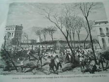 Gravure 1870 espagne d'occasion  La Verpillière