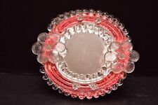 Small Vintage ITALIAN VENETIAN Murano Art GLASS MIRROR Wall Hanging Round  for sale  Shipping to Canada