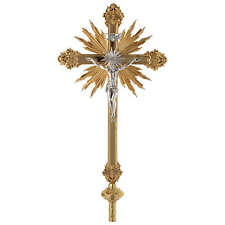 Croce astile barocca usato  Italia