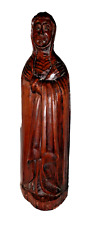 Usado, Art populaire religieux sculpture de la Vierge du XVIII bois sculpté Alain Dréan segunda mano  Embacar hacia Argentina