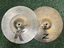 Zildjian 13" K Custom Hybrid / Z Dyno Beat Hi Hat Cymbals (Crack In Top) for sale  Shipping to South Africa