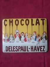 Plaque publicitaire chocolat d'occasion  Moulins