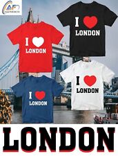 I Love London T-shirt capital da Inglaterra País Presente Grã-Bretanha Souvenir comprar usado  Enviando para Brazil