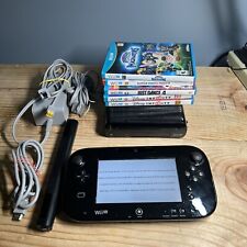 Nintendo Wii U WUP-101(02) DELUXE 32GB BLACK Console Gamepad Bundle for sale  Shipping to South Africa