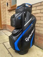2023 TaylorMade Black And Blue Deluxe Cart Bag- Great Condition, Barely Used., used for sale  Shipping to South Africa