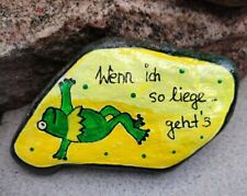 Bemalter stein frosch gebraucht kaufen  Schedewitz,-Oberhohndorf