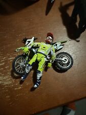 Figura de Motocross James Stewart Moto Hot Wheels De Colección Rara y Bicicleta Kawasaki segunda mano  Embacar hacia Argentina
