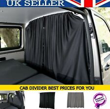 ⭐⭐⭐ VW T5 VOLKSWAGEN BLACKOUT CAB DIVIDER SEPARATOR KIT CURTAIN IN BLACK FABRIC for sale  Shipping to South Africa