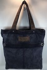 Bolsa de transporte ABERCROMBIE & FITCH lona azul desgastada grande comprar usado  Enviando para Brazil