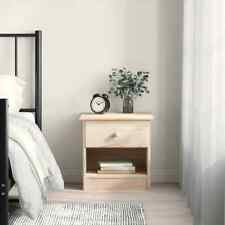 Gecheer Bedside Cabinet ALTA 16.9"x13.8"x15.9" Solid Wood Pine W0S6 for sale  Shipping to South Africa