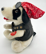 RARE Vtg Big Dogs Clothing Harley Biker St Bernard Plush  Stuffed Toy for sale  Shipping to South Africa
