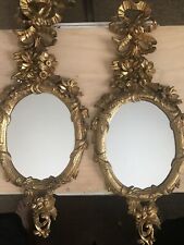 Pair gold mirrors for sale  Channahon