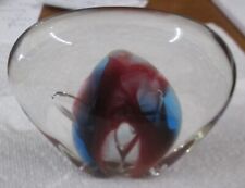 Labino Studio Art Glass Paperweight By Baker Signed 1990 for sale  Shipping to South Africa