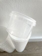 Clear round plastic for sale  LONDON