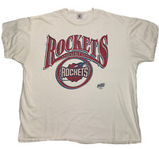 Vintage 90s Houston Rockets Tee Shirt Old Logo XL Single Stitch for sale  Shipping to South Africa