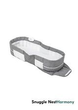 Baby Delight Snuggle Nest Portable Infant Lounger - Grey, used for sale  Shipping to South Africa