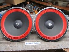 Cerwin Vega woofer PAIR W15-4 clones professionally reconed for 380se and others, used for sale  Shipping to South Africa