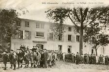 Carte CONFOLENS Le Collège Sortie des Clases Elèves en file indienne  segunda mano  Embacar hacia Argentina