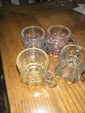 4 glasses mcm shot glass for sale  East Rockaway