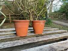 2 Vintage Terracotta Hand Thrown 5” Plant Pots Stored Since 1960’s for sale  Shipping to South Africa