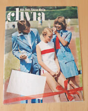 Clivia, advertising magazine by Wella, 1972, Olympia Munich, fashion, hairstyles, used for sale  Shipping to South Africa