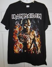 Camiseta IRON MAIDEN Concert Tour 2016 Book of Souls World Tour Todas as datas de volta comprar usado  Enviando para Brazil