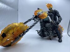 Motocicleta y figura Hasbro 2006 Marvel Legends Ultimate 12" Ghost Rider Flame segunda mano  Embacar hacia Mexico