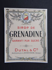 Ancienne étiquette sirop d'occasion  Nantes-