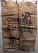 COHMASA Washed Arabica Coffee Beans Burlap / Jute Bag Product of Honduras 39X28 for sale  Shipping to South Africa