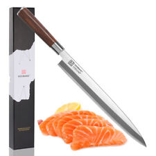 Faca japonesa de sushi sashimi 10,5 polegadas faca Yanagiba VG10 fatiador de aço inoxidável comprar usado  Enviando para Brazil