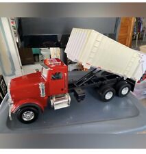 Luces y sonido camión de volteo ERTL Big Farm 1/16 Peterbilt rojo blanco plástico juguete segunda mano  Embacar hacia Argentina