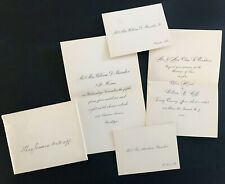 Convite de casamento antigo de 1887 com cartões de visita Nova Jersey comprar usado  Enviando para Brazil