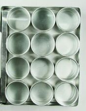 Juego de 12 piezas de frasco de aluminio caja de put de tamaño grande con tapa de vidrio  segunda mano  Embacar hacia Argentina
