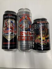 Usado, Juego de 3 latas de cerveza Iron Maiden Trooper Sun and Steel Hellcat segunda mano  Embacar hacia Argentina