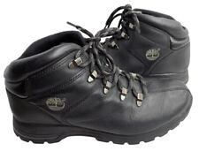 Used, Timberland Black Leather Waterproof Hiking Trail Boots Men's 8 M for sale  Shipping to South Africa