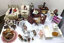 Lote de pacotes de móveis vintage para casa de bonecas + muitos acessórios comprar usado  Enviando para Brazil