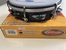 Stagg TAB-108P/BK Black 8-Inch Tunable Plastic Tambourine with 2 Rows of Jingles for sale  Shipping to South Africa
