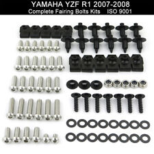 Kit completo de parafusos de parafuso de carenagem de aço inoxidável ajuste para Yamaha YZF R1 2007-2008, usado comprar usado  Enviando para Brazil