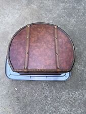 Used, Vintage Traveling Luggage Hat Box Leather Lined for sale  Shipping to South Africa