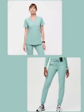 Figs Seaglass Aquamarine Large Scrub Set Joggers And Top Blue Women’s for sale  Shipping to South Africa