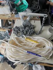 2KG BRUCE style  boat anchor Kit  3m 6mm chain 100ft 8mm Nylon  rope (sinks)  + for sale  Shipping to South Africa