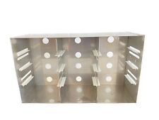 12-Place Stainless Freezer Storage Rack w/ Plastic Dividers for 5”x5”x2”Box 6112 for sale  Shipping to South Africa