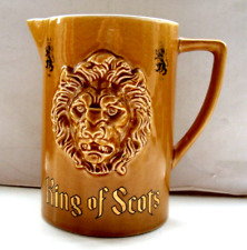 king of scots proclamation scotch whisky jug brown no markings on base for sale  Shipping to South Africa