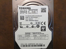 Unidad de disco duro Toshiba MK3275GSX (HDD2L04 D UL02 T) FW:GT002D 320 GB 2,5" Sata segunda mano  Embacar hacia Argentina