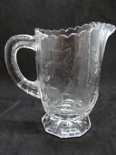 Used, EAPG  U.S. Glass Co's Child's Nursery Rhyme Water Pitcher for sale  Shipping to South Africa