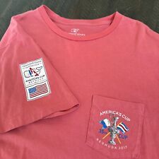 Camiseta Vineyard Vines Bermuda 2017 Copa Américas veleros estampado a doble cara M segunda mano  Embacar hacia Mexico