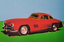 Warhol CARS Series Mercedez Benz 300 SL Litografia POP Arte #Presente Único Amante de Carro comprar usado  Enviando para Brazil