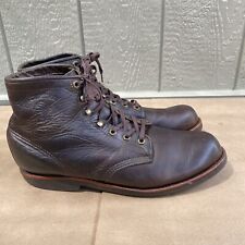 Chippewa Mens 12D  Rugged Handcrafted Leather Work Boots 6" Lace Up Soft for sale  Shipping to South Africa